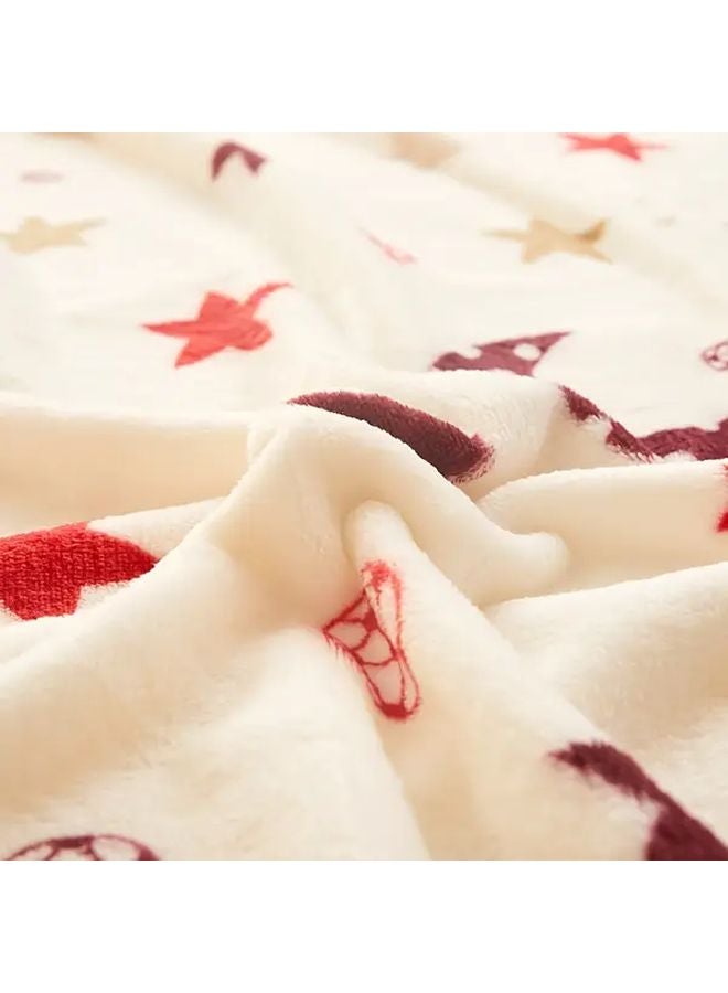 Time Of The Stars And Moon Flannel Wearable Blanket Soft Coral Fleece Dual Sided Plush All Season Comfort - Image 2